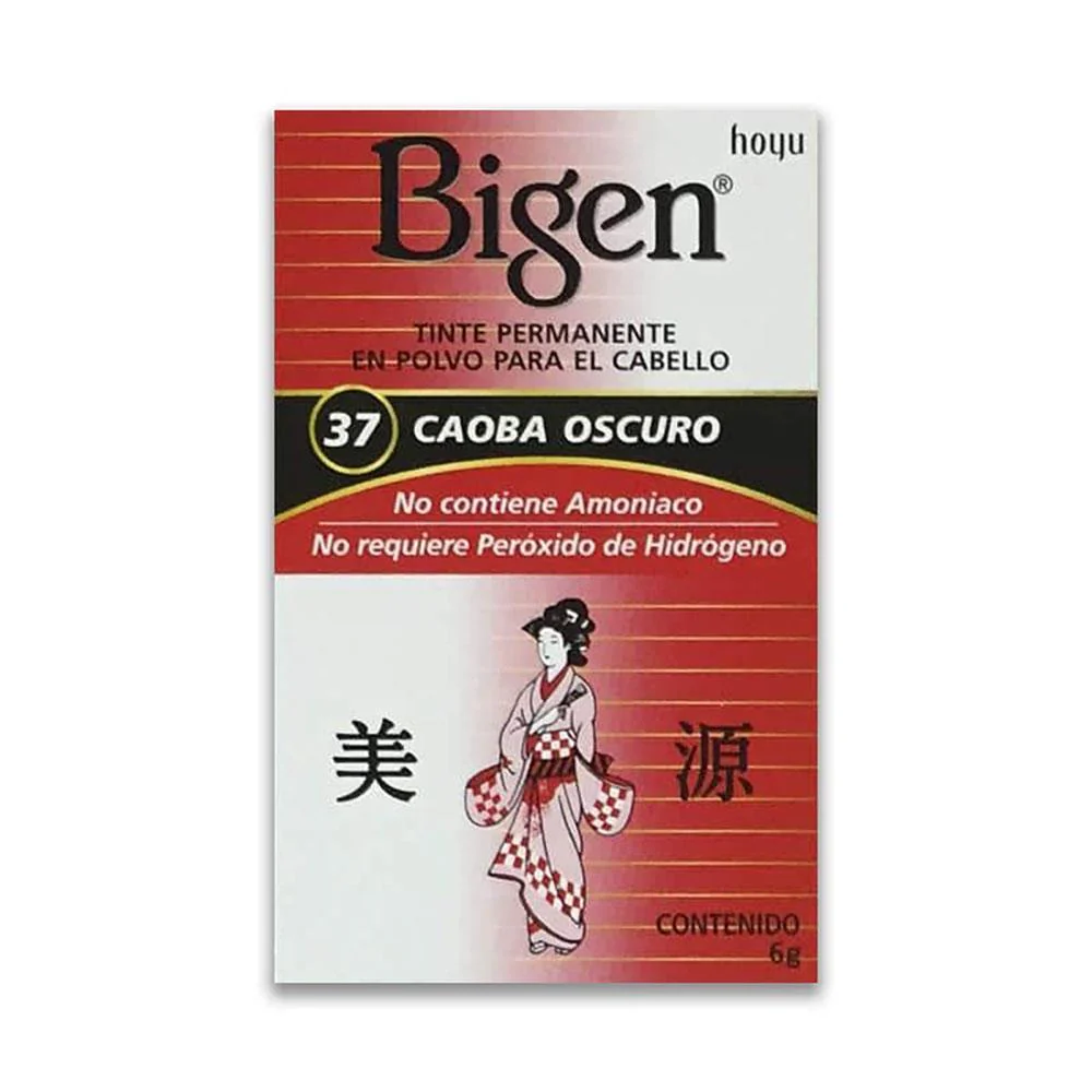 Tinte Bigen Permanente 37 Caoba Oscuro