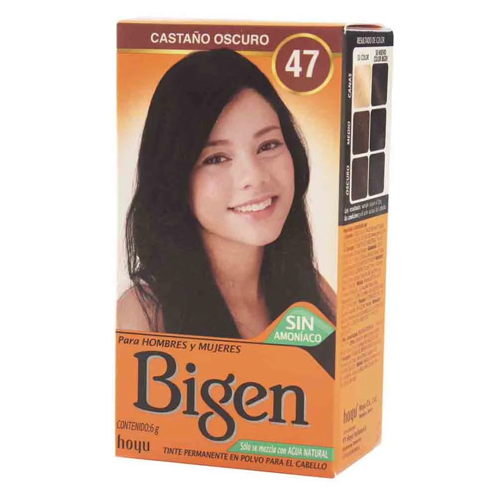 Tinte Bigen Permanente Castaño Oscuro