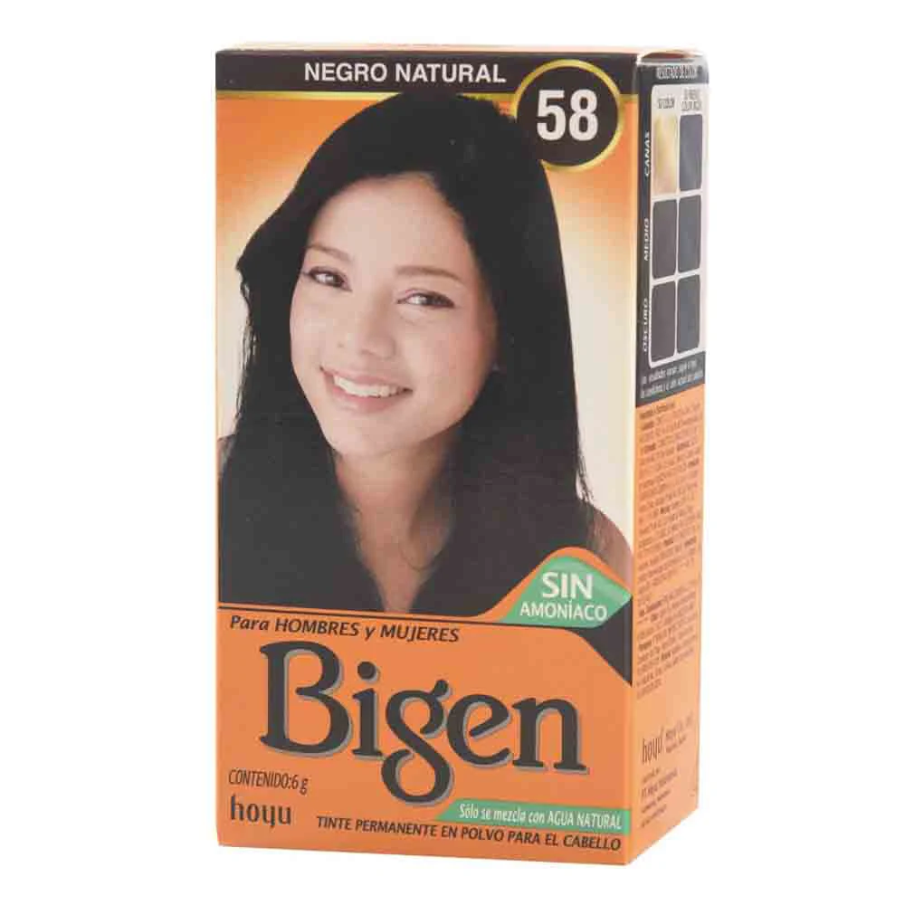 Tinte Bigen Permanente Negro Natural