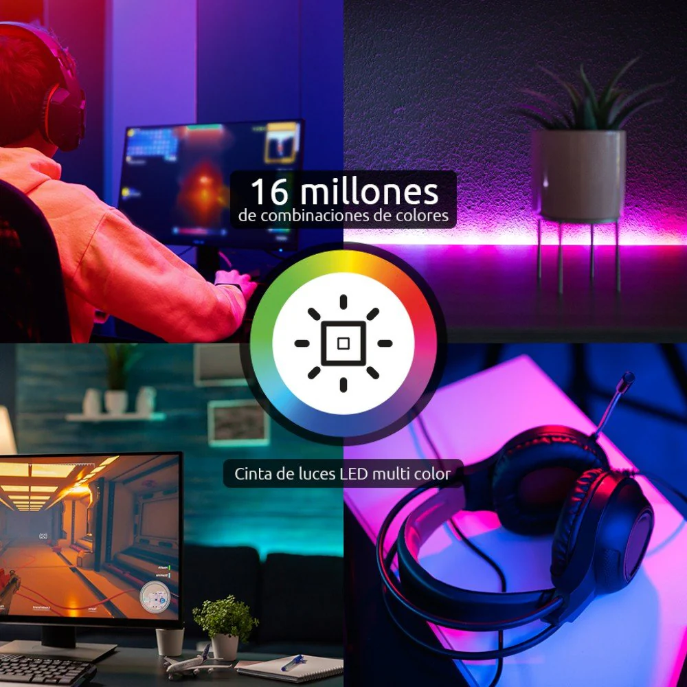 Tira de Luz Led Inteligente Nexxt Solutions Wi-Fi / RGBIC de 5m - Image 4