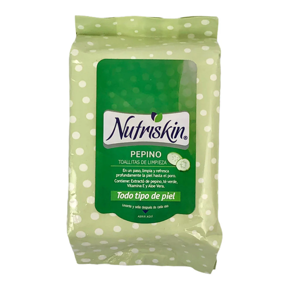 Toallita Desmaquillantes Nutrine Pepino 32 piezas