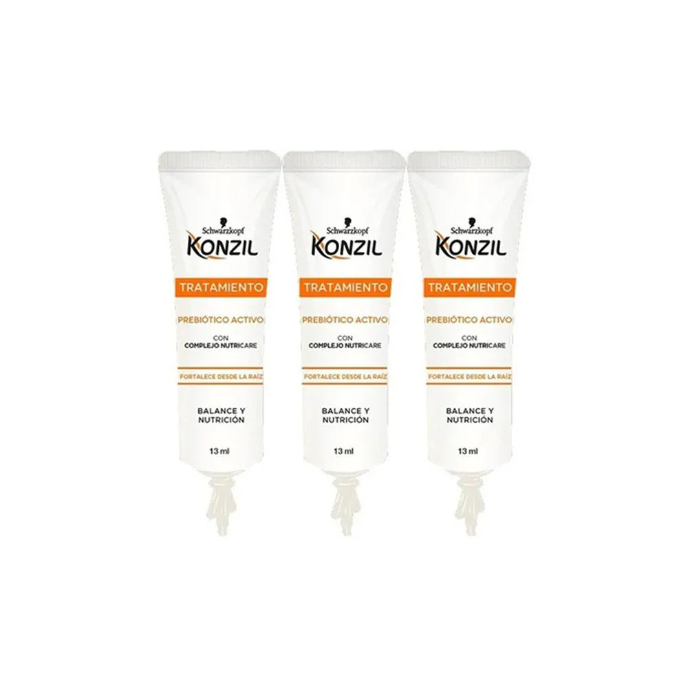 Tratamiento Gel Konzil Prebiotico 3 piezas 3 ml
