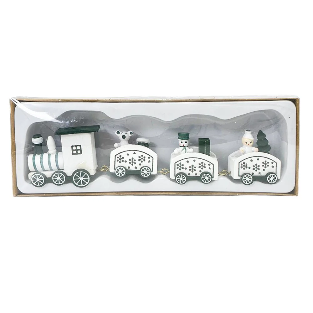 Tren Navideño Decorativo - Blanco / Christmas Elegance – - Image 2