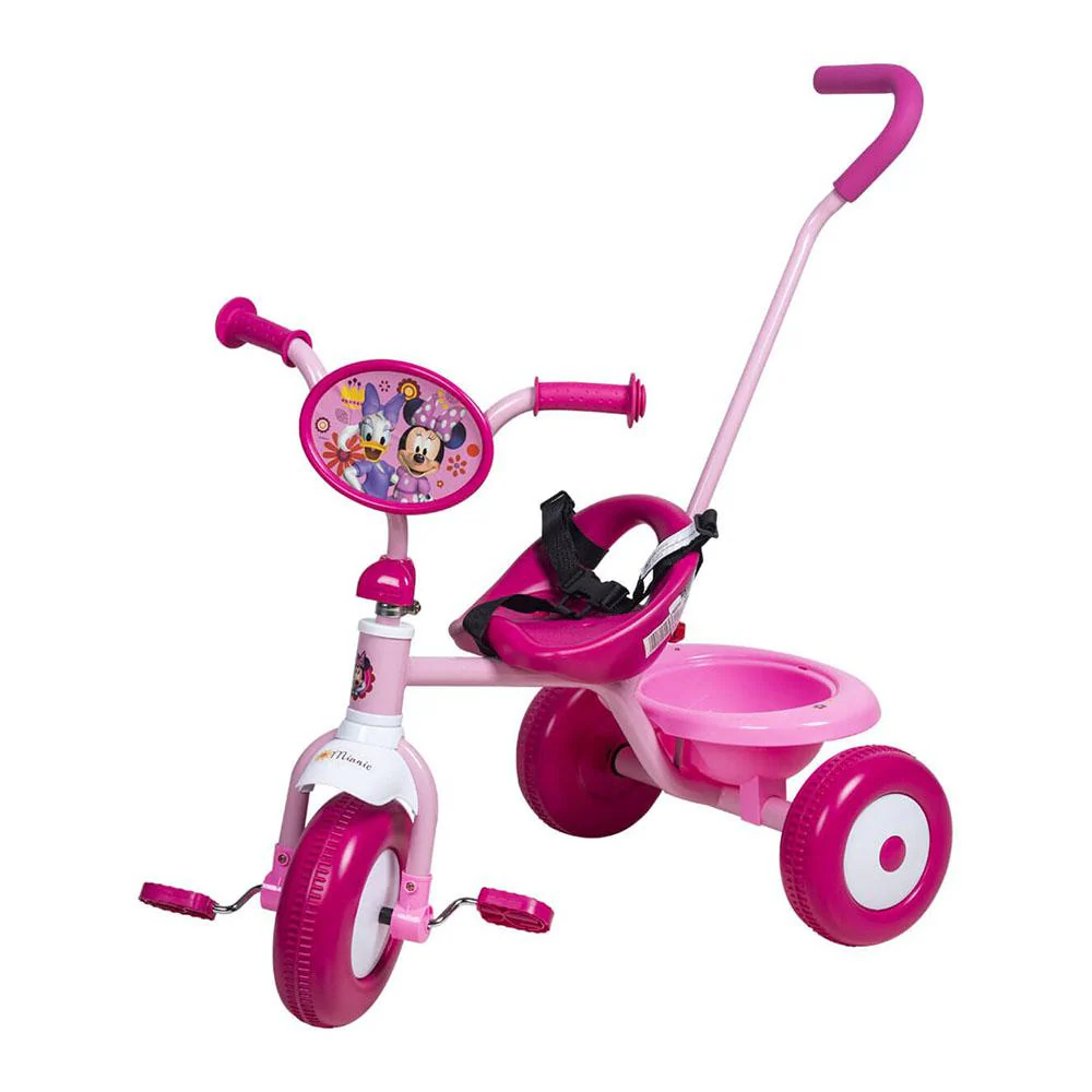 Triciclo con Cinturón y Guía Minnie Mouse
