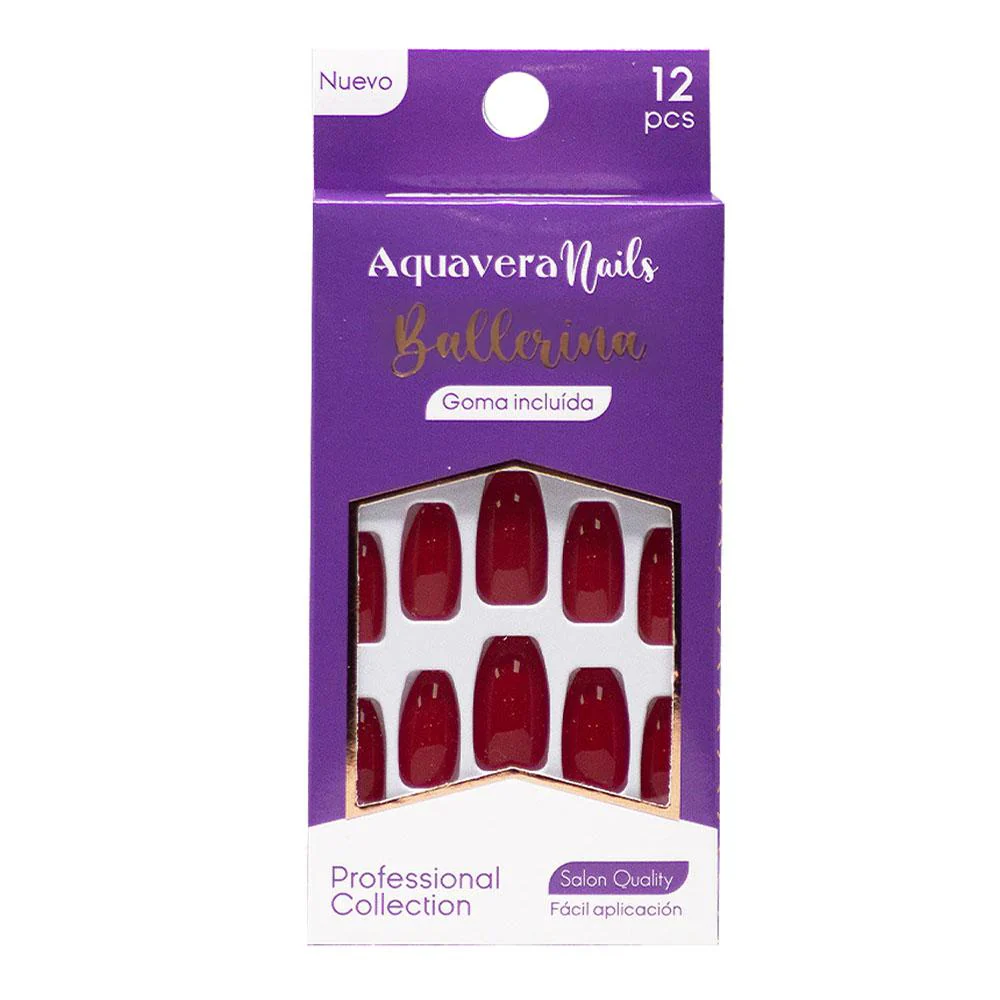 Uñas Falsas Aquavera Ballerina 3 Para Dama