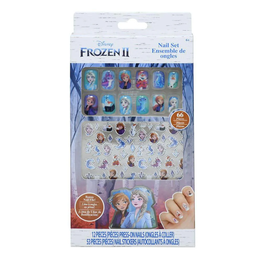 Uñas Falsas Frozen Para Niña