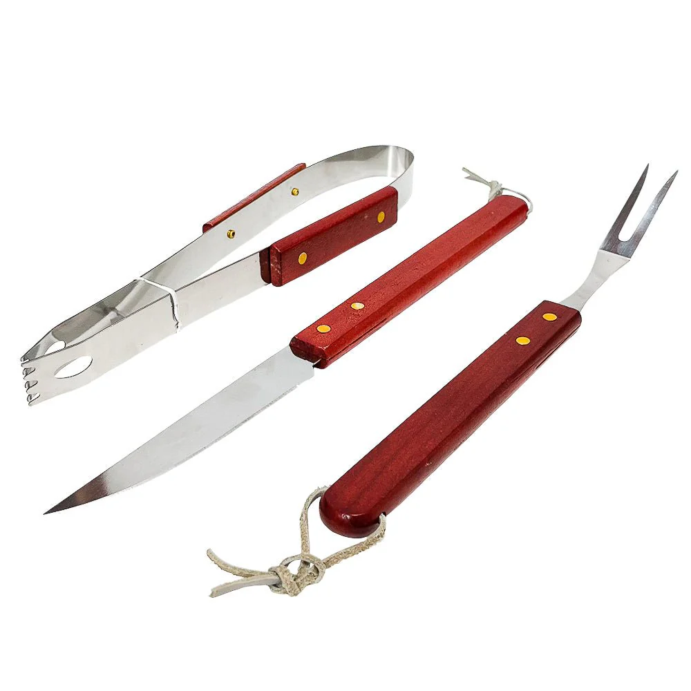 Utensilios BBQ 3 Pza / Home Elegance