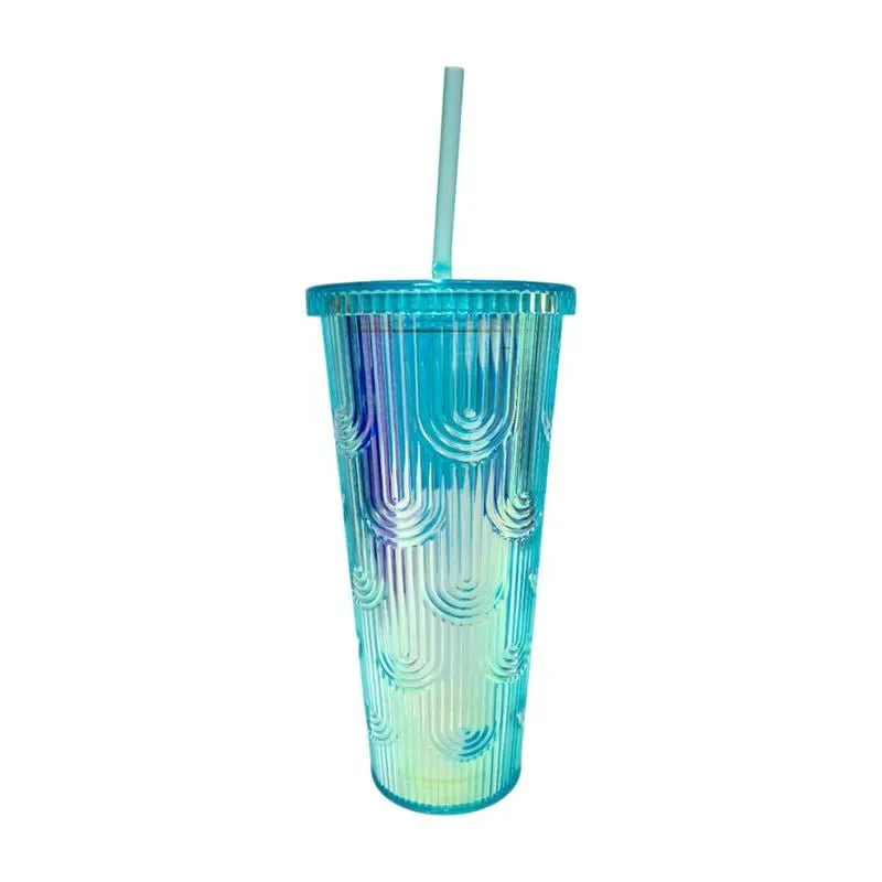 Vaso Acrílico Diamond Home de 710Ml / Tapa Y Carrizo/Surtido - Image 4