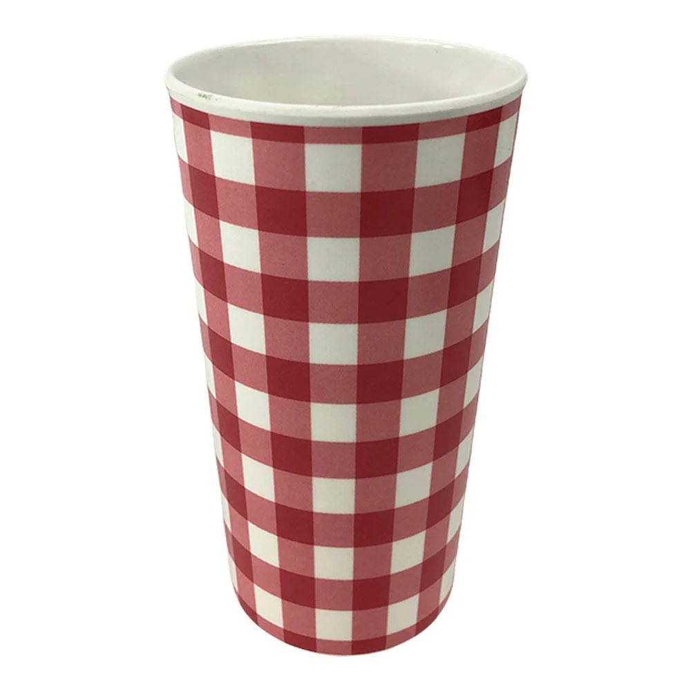Vaso Melamina Fine Casa Estampado Cuadro