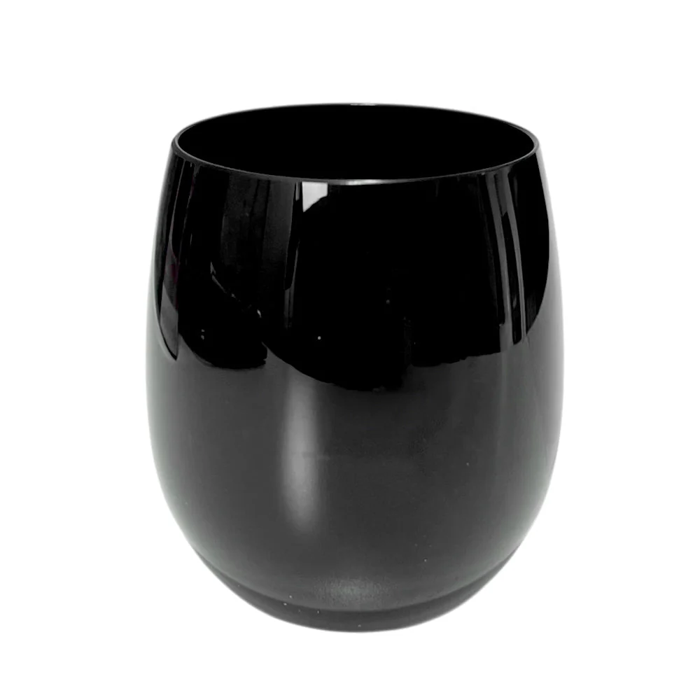 Vaso Plástico 12 Onzas Lillian 6 Piezas / Negro - Image 2