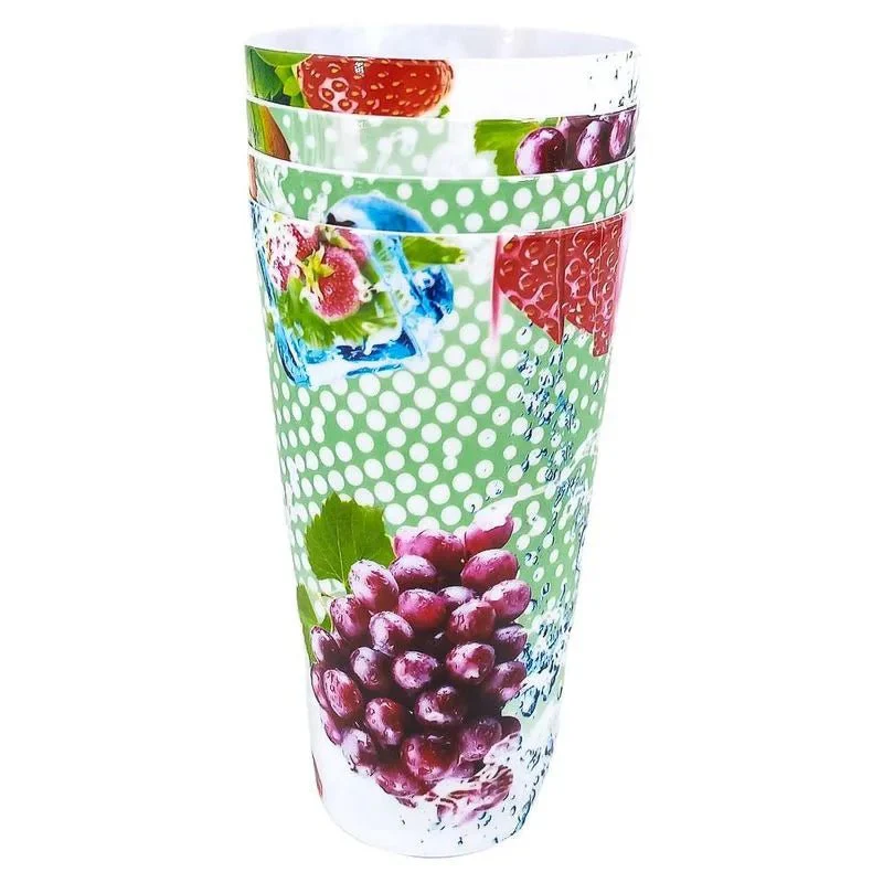 Vaso Platico Home Elegance de 16 oz 4 Piezas - Surtido - Image 3