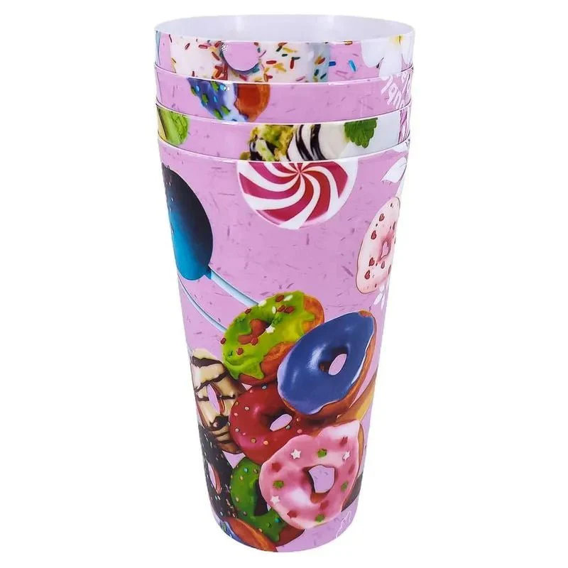 Vaso Platico Home Elegance de 16 oz 4 Piezas - Surtido - Image 4