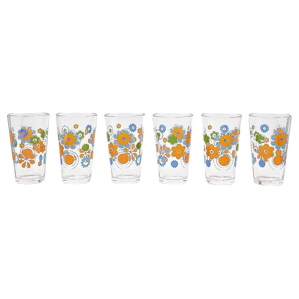 Vasos Home 16 oz Vidrio Set 6 Piezas